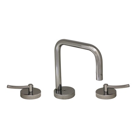 Whitehaus Lavatory Widespread Faucet W/ Swivel Spout, Pop-Up Waste And Lvr Handle WH81214L-C